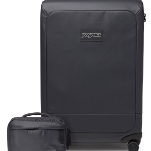 JanSport 26" Checked Luggage Tech Organizer Smokey Grit Set