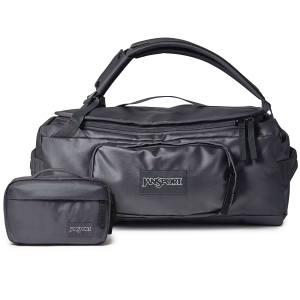 JanSport Convertible Duffel Toiletry Bag Smokey Grit Set